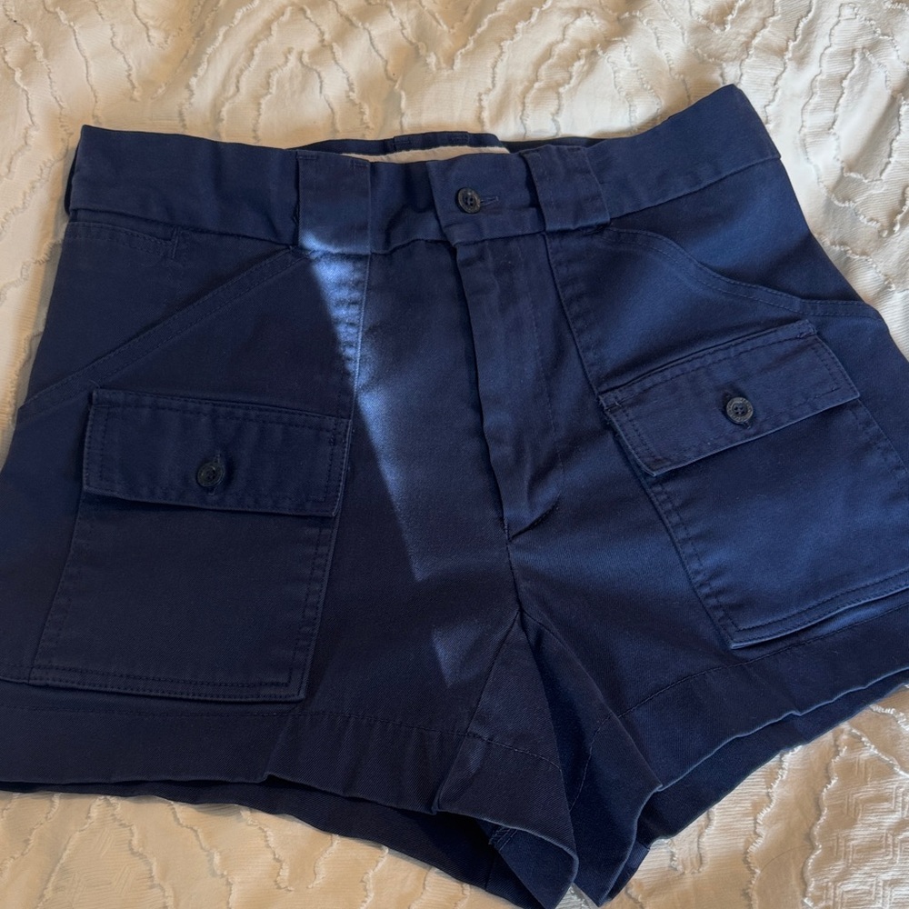 Ralph Lauren Navy Cargo Pocket Shorts